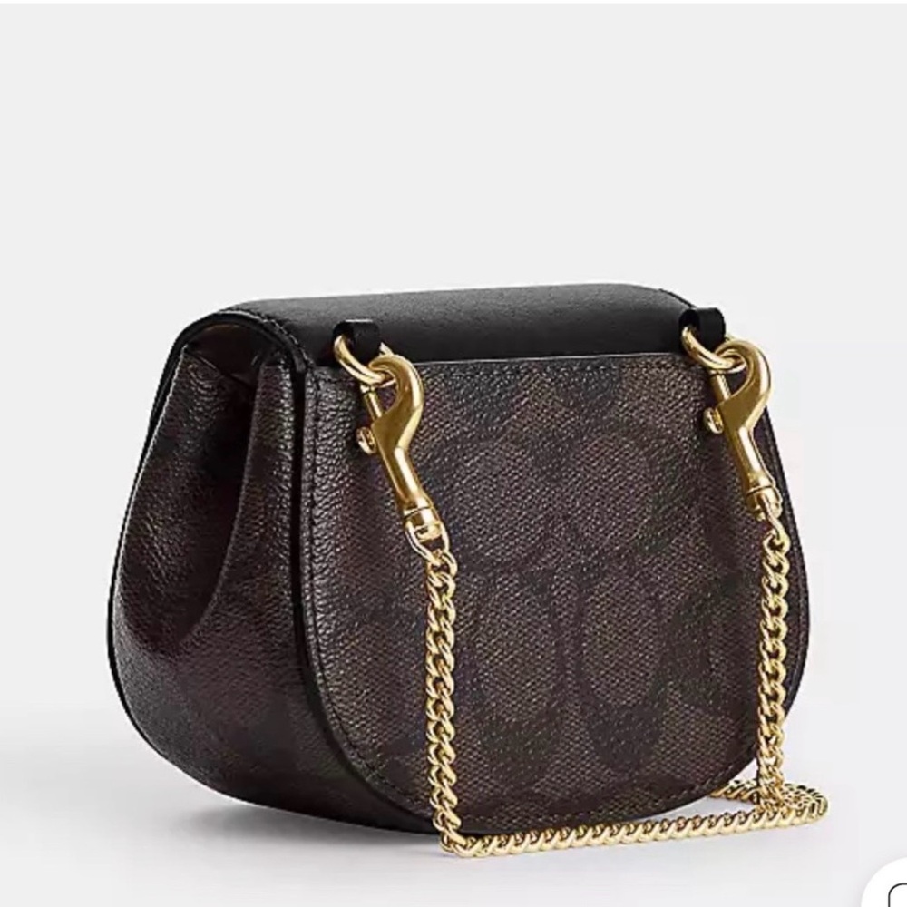 ✨ NWOT Coach Morgan Card Case Crossbody – Signature Canvas ✨ - Picture 8 of 13